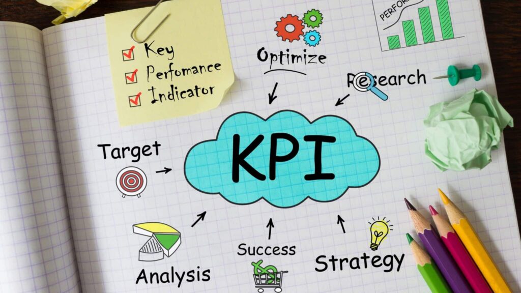 Monthly business KPI dashboard